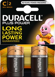 DURACELL - Duracell Plus Power C - MN1400/2-E⚡shock