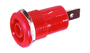 Elimex - PPP-Banana socket with hexagone nut red - 33047-E⚡shock