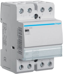 Hager - Contactor- 230V - 4x40A - 3NO+1NG - ESC443-E⚡shock