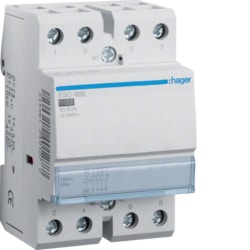 Hager - Contactor 230V- 4x63A - 3NO+1NG - ESC466-E⚡shock