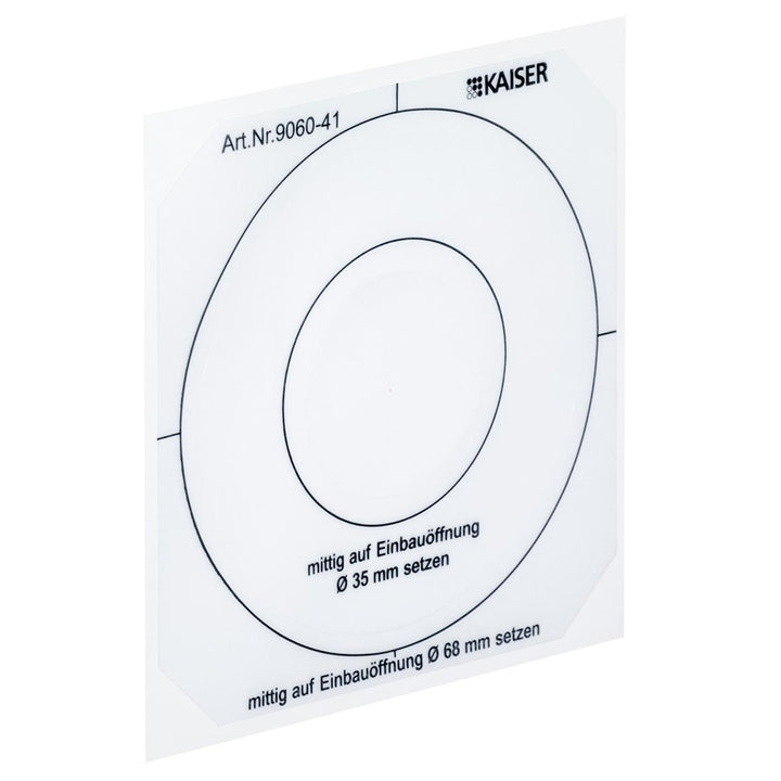 Helia - Hollewand afdichtingsfolie voor Ø 35 mm, voor Ø 68 mm - 9060-41-E⚡shock