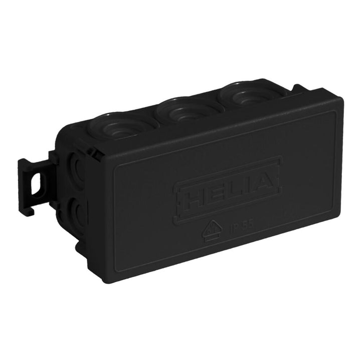 helia - Opbouw, opbouwdoos 89 x 42 x 37 mm - zwart RAL 9005 - 25066-E⚡shock
