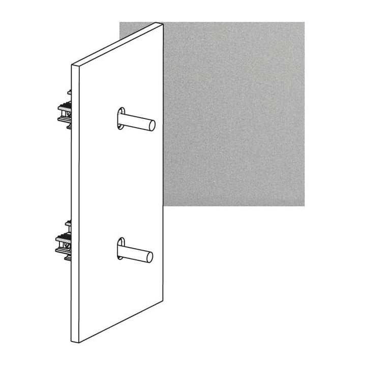 Legrand - ART 2x wissel vert. 10A - épure Satijn staal - AR67504-E⚡shock