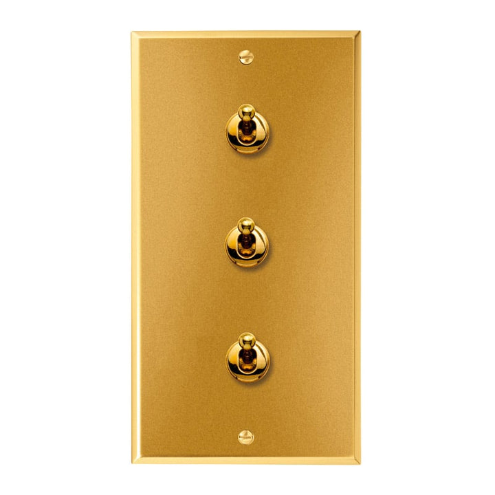 Legrand - ART 3x wissel vert. 10A - mémoire Geborsteld goud - AR67206-E⚡shock