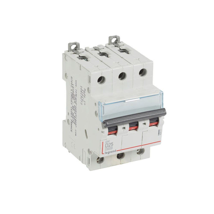 legrand - Autom. DX³ 10000A/16kA 3P D25 400V - 3 modules - 409501-E⚡shock