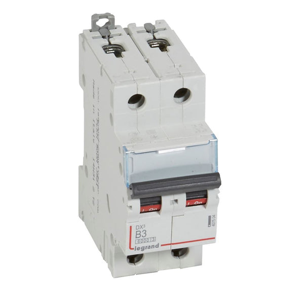 legrand - Autom. DX³ 6000A/10kA 2P B03 230/400V - 2 modules - 407504-E⚡shock