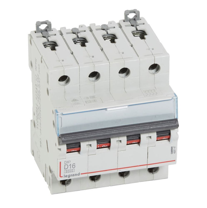 legrand - Autom. DX³ 6000A/10kA 4P D16 400V 4 modules - 408147-E⚡shock