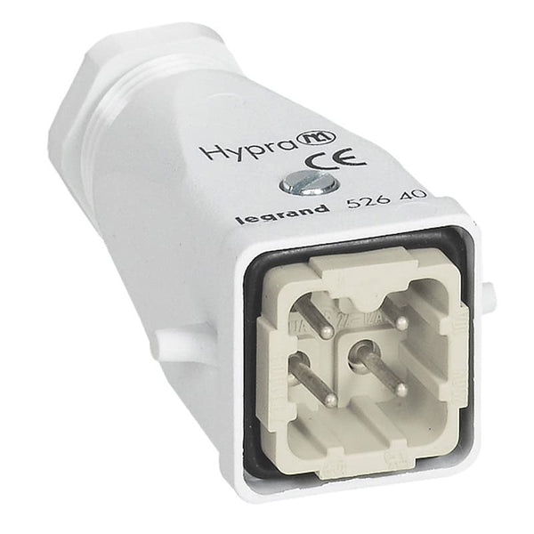 Legrand - Hypra connector man.mantel v.uitg. kunst. 250V 10A 3P+A - 052640-E⚡shock