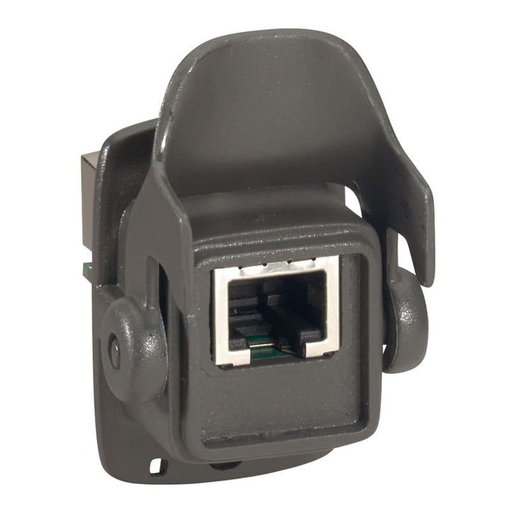 Legrand - INBOUWSOKKEL + STEKKER RJ45 BESCHERMINGSGRAAD IP65 - 053302-E⚡shock