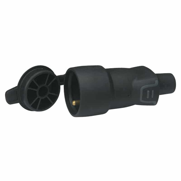 Legrand - Koppelctstop rubber 2P+A+dop 16A - IK08 rechte uitgang - 050447-E⚡shock