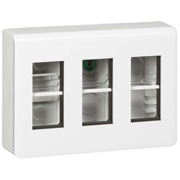 Legrand - Mosaic opbouwkit 3x4 mod met doos+tsschot+afdekplaat - 078887L-E⚡shock