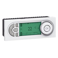 Legrand - Mosaic programm. thermostaat 250V 5 mod. Wit - 076721-E⚡shock