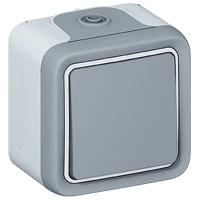 Legrand - Plexo wissel DIY grijs volledig apparaat - 069901-E⚡shock