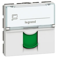 Legrand - RJ45 cat 6 FTP 2 mod groen LCS² Mosaic groene kleur - 076522-E⚡shock