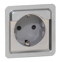 Legrand - Soliroc Stopcontact 2P+A schuko z.deksel 10/16A 250V IP55 IK10 - 077836-E⚡shock