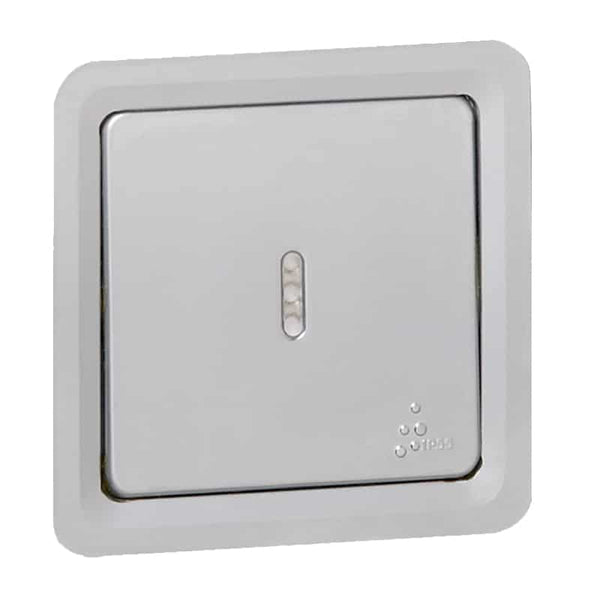 Legrand - Soliroc wisseldrukkn. controle 6A - 250V - IP55 - IK10 - 077844-E⚡shock