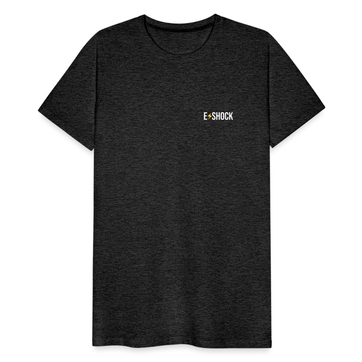 Mannen Premium T-shirt - houtskool