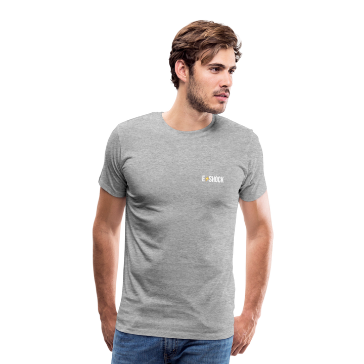 Mannen Premium T-shirt - grijs gemêleerd
