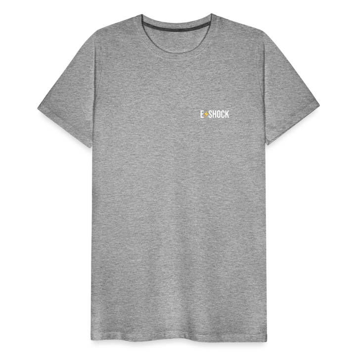 Mannen Premium T-shirt - grijs gemêleerd