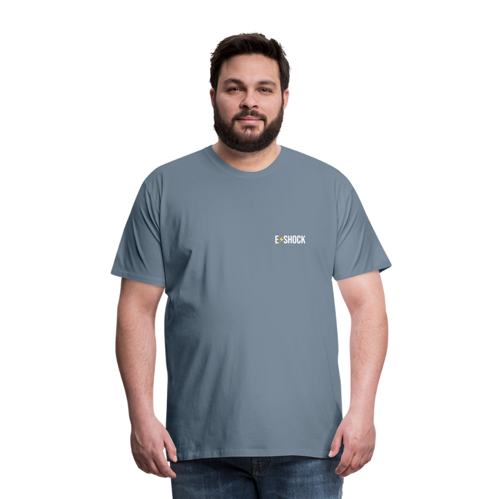 Mannen Premium T-shirt - blauwgrijs