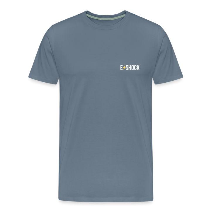 Mannen Premium T-shirt - blauwgrijs