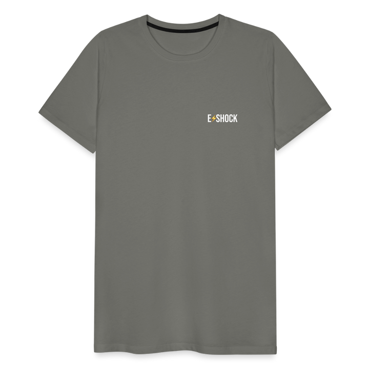 Mannen Premium T-shirt - asfalt
