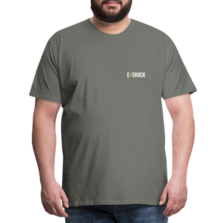 Mannen Premium T-shirt - asfalt