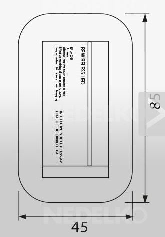 PROLUMIA - LED DIMCONTROLLER DRAADLOOS 12/24VDC AFSTANDSBEDIENING ZIE - 46191201-E⚡shock