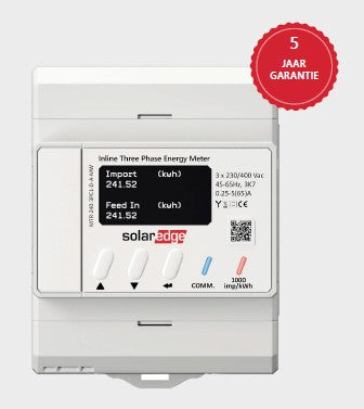 SOLAREDGE - Inline Energy Meter with Energy Net, 1PH/3PH 230/400V, 65A - MTR-240-3PC1-D-A-MW-E⚡shock
