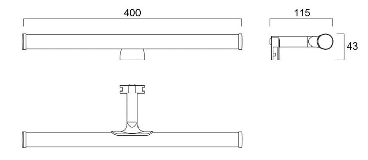 sylvania - Sylmirror Flute LED 6W 3000K Chroom - 43235-E⚡shock