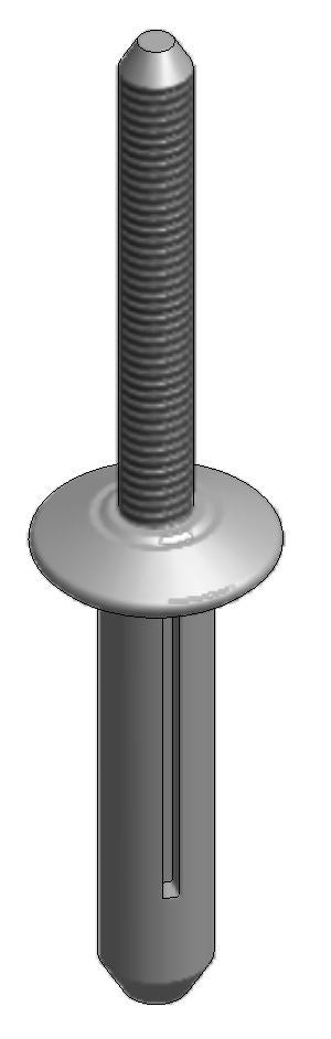 VAN DER VALK - Alu popnagel 6,3x23,4mm - met neopreen ring - voor trapezium profiel - 779223-E⚡shock