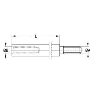 vynckier - OPHOOGSTUT 102MM M4 - 890808-E⚡shock